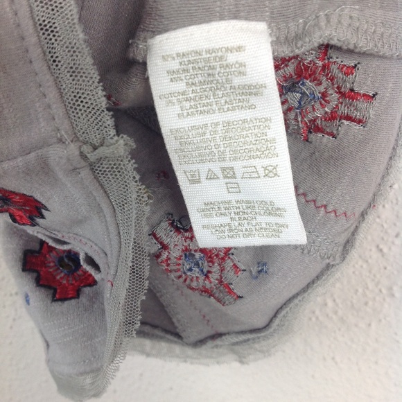 Free People Grey Multi Embroidered Sequin Bodycon - Picture 6 of 6